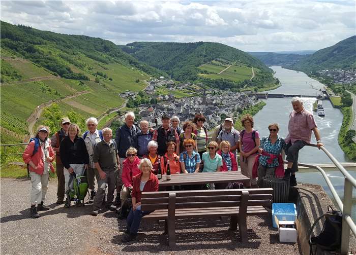 Den Blick ins Moseltal konnte jeder genießen.Foto: privat