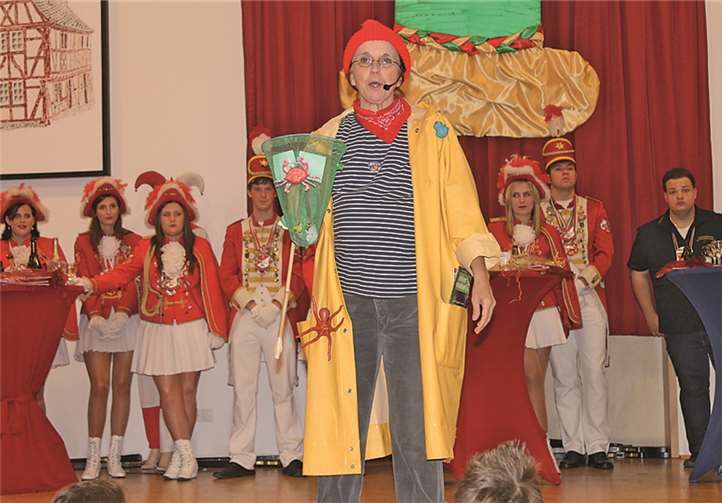 Zahlreiche Narren in der festlich geschmückten Stadthalle begrüßt Den Höhepunkt des Abends bildete die Proklamation der neuen „Meensterer“ Obermöhn Michaela (König) I. vom Nordseestrand zum Burgenland.LP