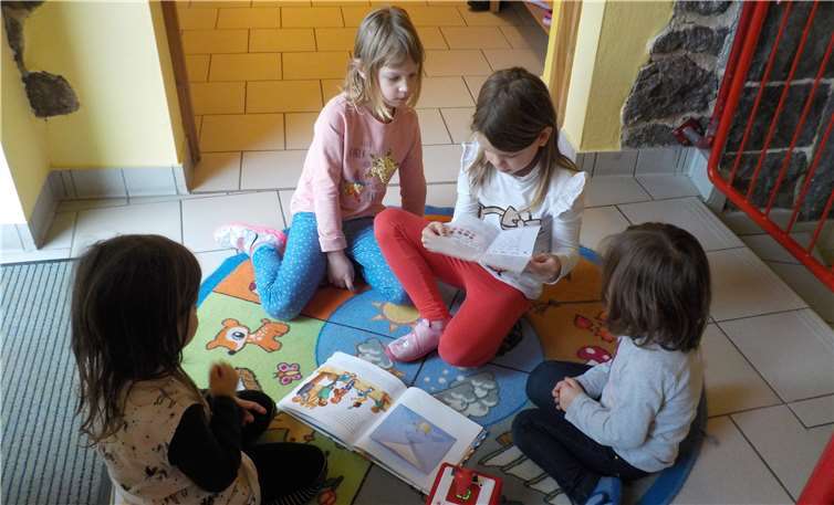 Den Kindern machte der Vorlesetag großen Spaß.Quelle: KiTa Löwenzahn