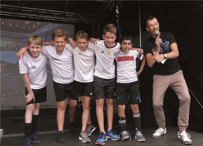 Den Kinderpreis erhielt das Team vom FC Chaos