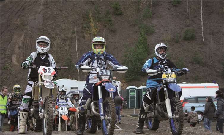 Den Parkour vor Augen - die Fahrer hatten eine schwierige Strecke vor sich. privat