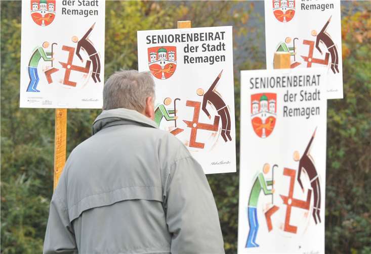 Den Protest gegen die Nazis bringen in Remagen zahlreiche Gruppierungen zum Ausdruck.