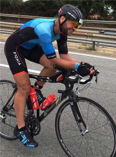 Den Radsplit von 180 km absolvierte Dau in 5:26:32 Std. Fotos: Lauftreff Puderbach