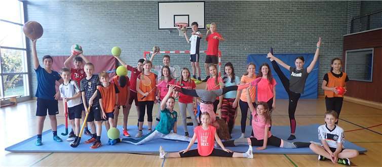 Den Schüler gefällt die Sportprofiklasse sehr gut. privat