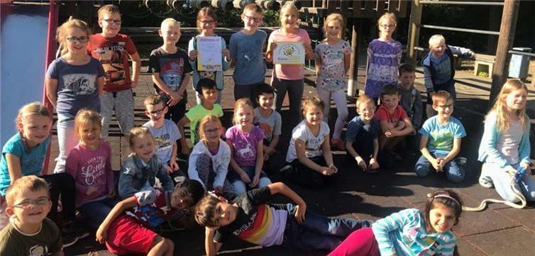 Den Schülerinnen und Schülern machen die Projekte rund um das Gesundheitsprogramm Klasse2000 großen Spaß. privat
