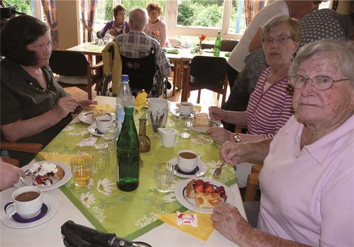 Den Senioren schmeckte es sichtlich.