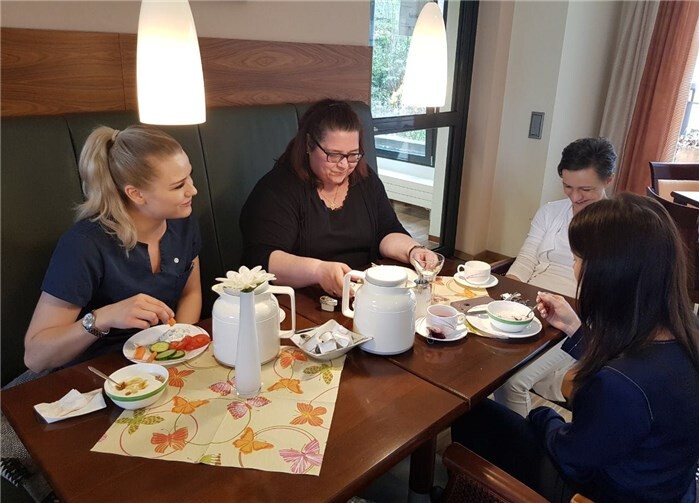 Den Start in das Programm markierte ein gemeinsames gesundes Frühstück.  privat