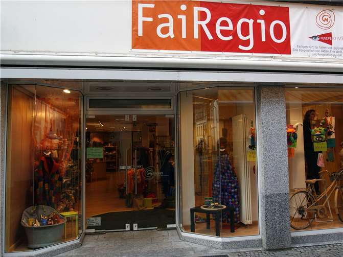 Den Weltladen Andernach findet man gemeinsam mit der Perspektive - als FaiRegio Laden auf der Hochstraße 53.Foto: privat