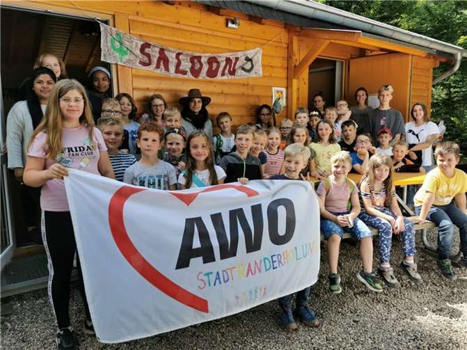 Den Wilde Westen mit allen Sinnen erleben konnten die 71 Kinder bei der AWO-Stadtranderholung. Foto: privat
