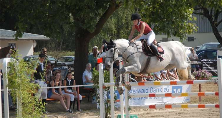 Den Zuschauern wird beim traditionellen Dierdorfer Reitturnier guter Sport geboten.Fotos: privat
