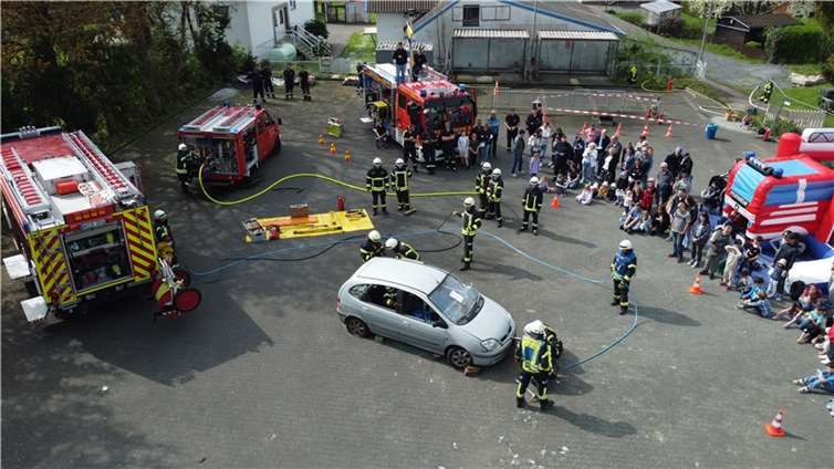Den Zuschauern wurde einiges geboten. Foto: Marcel Endres