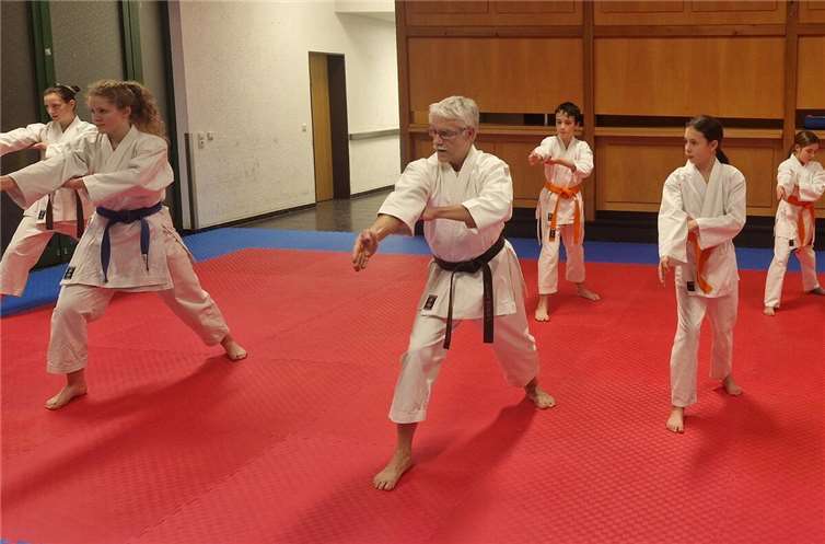 Den anwesenden Zuschauern wurden die Grundbausteine des Karate (Kihon, Kata und Kumite) erläutert und der Trainingsablauf erklärt.Foto: privat