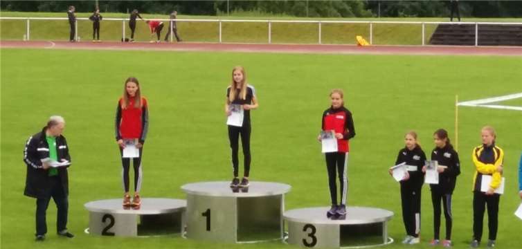 Den dritten Platz im Vierkampf sicherte sich Melina Sulzbacher bei den Rheinland-Meisterschaften.privat