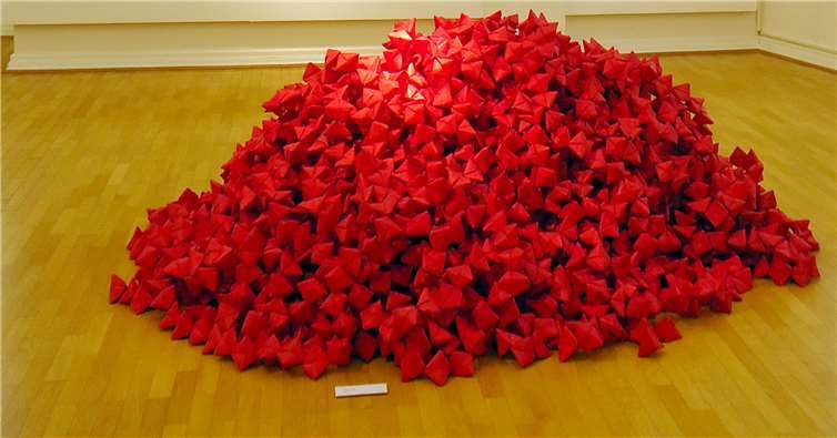 Denise Steger - Ausstellung Roentgen-Museum.Foto: privat