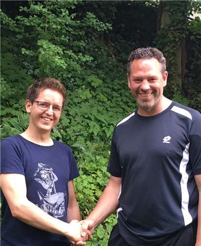 Dennis Sturm und Bernd Ockenfels. Privat