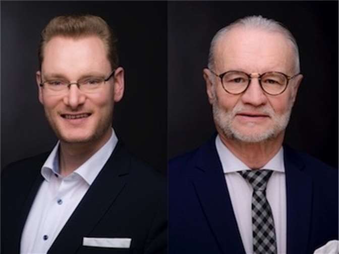 Denny Blank und Fritz Naumann. Foto: privat