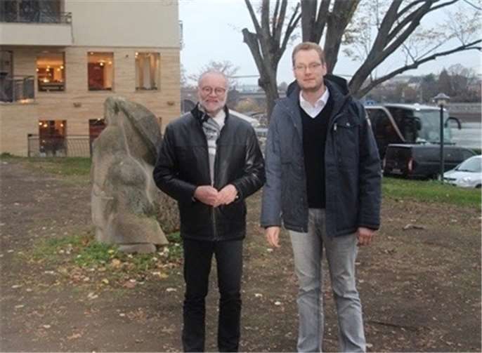 Denny Blank und Fritz Naumann vom SPD-Ortsverein Altstadt-Mitte.privat