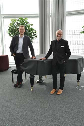 Denny Blank und Fritz Naumann.Foto: privat