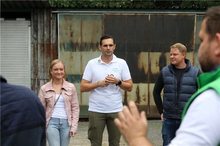 Der 1. Vorsitzende Sebastian Genz begrüßte in einer kleinen Ansprache natürlich alle Gäste. Foto: privat