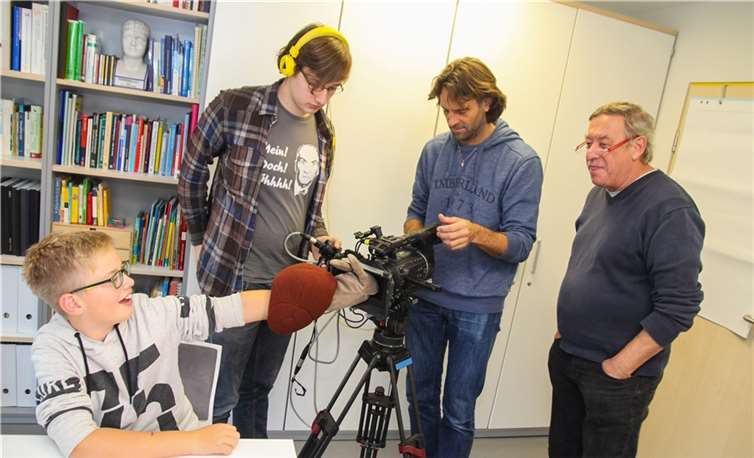 Der 11-jährige Yannik ist Hauptdarsteller bei den Dreharbeiten.privat