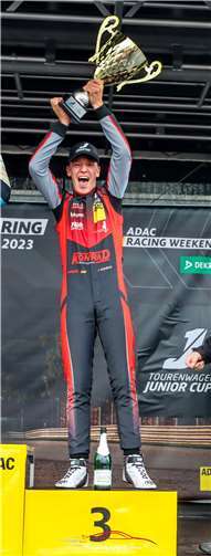 Der 15-jährige Nachwuchfahrer des MSC Sinzig, Julian Konrad.
