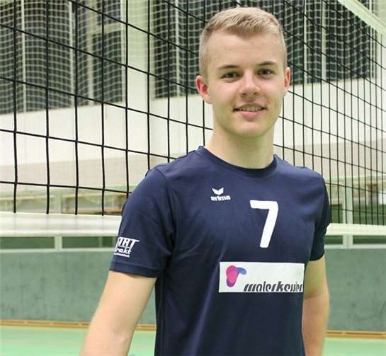 Westerwald Volleys im Siegestaumel Der 21-jährige Jonathan Waters war einer der eifrigsten Punktesammler und zugleich eine Bank in der Annahme. Foto: privat