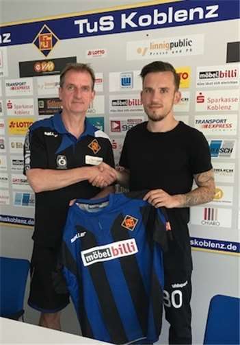 Der 21-jährige Marco Koch ist ein Spieler der in der Offensive flexibel eingesetzt werden kann.TuS Koblenz