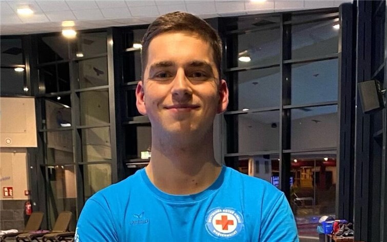 Der 23-Jährige kam im Jahr 2018 erstmals mit dem Jugendrotkreuz in Kontakt.  Foto: privat