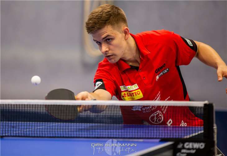 Der 23-jährige Nils Hohmeier wechselt vom Ligakonkurrenten TTC OE Bad Homburg in den Westerwald..Quelle: TTC Zugbrücke Grenzau e.V.
