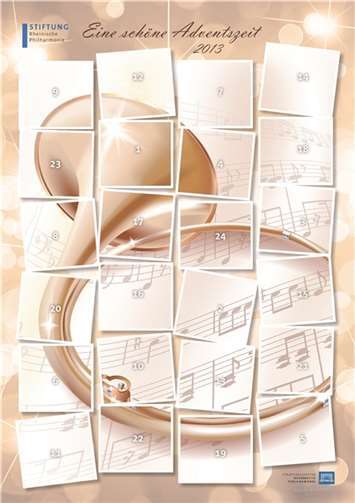 Der 7. Benefiz-Adventskalender der Stiftung Rheinische Philharmonie.Privat