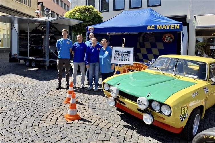 Der AC Mayen präsentierte sich auch bei der diesjährigen Autoschau in Mayen