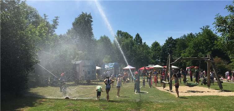 Der Abenteuerspielplatz an der Miesenheimer Netteturnhalle wird sich am 17. Juni wieder in ein Festareal verwandeln.  prviat
