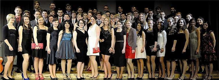 Der Abiturjahrgang 2013 des Kurfürst-Salentin-Gymnasiums. privat