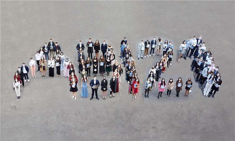 Der Abiturjahrgang.Quellen: Hilda-Gymnasium