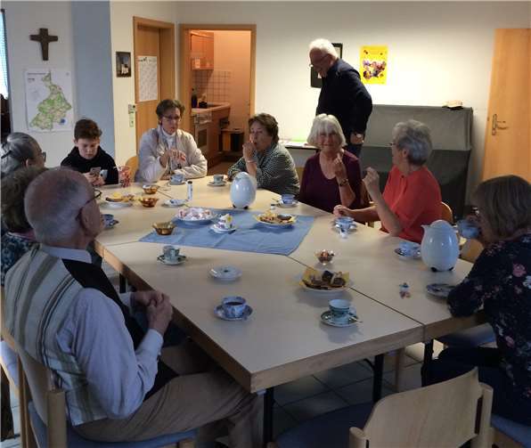 Der Abschluss des Spaziergangs fand wieder im Pfarrheim statt.Privat