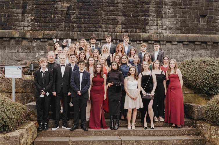 Der Abschlussjahrgang 2023 der IGS Remagen. Foto: Ann-Kathrin Humberg