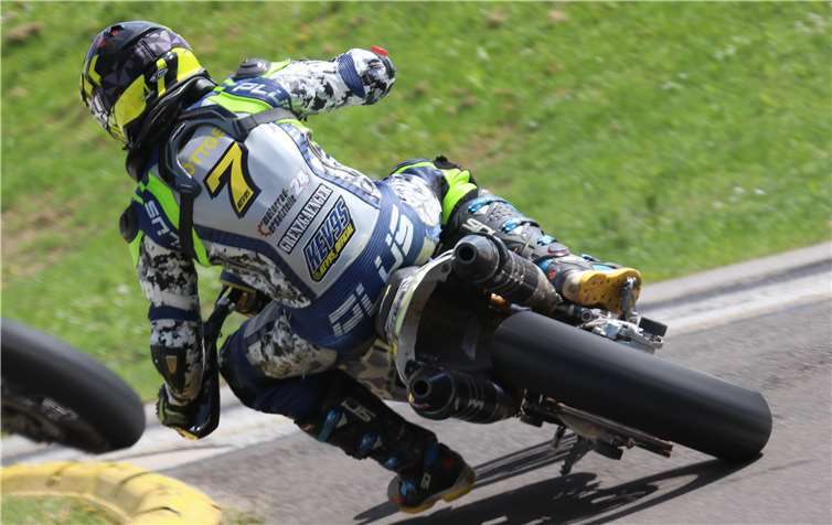 Der Adenauer Kevin Röttger stürzte in Sankt Wendel schwer.Foto: privat