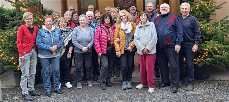 Der Adventsstammtisch des Seniorenbeirats Post – Postbank – Telekom am Laacher See.  Foto: privat