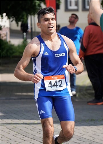 Der Afghane Rahimi Raheh (LG Laacher See) entschied den Zehn-Kilometer-Hauptlauf mit großen Vorsprung für sich.