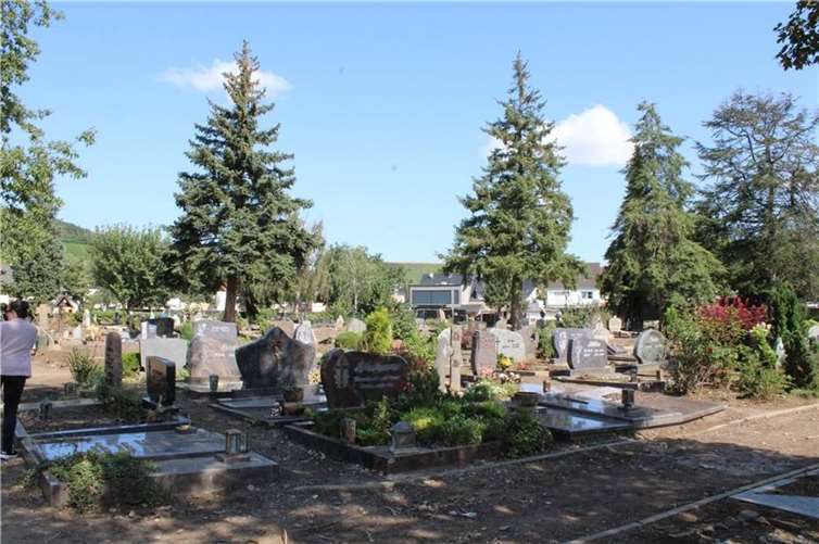 Der Ahrtorfriedhof nach den Aufräumarbeiten. Foto: DU