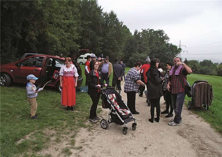 Der „Almabtrieb“in Koblenz Asterstein hat schon Tradition.Privat