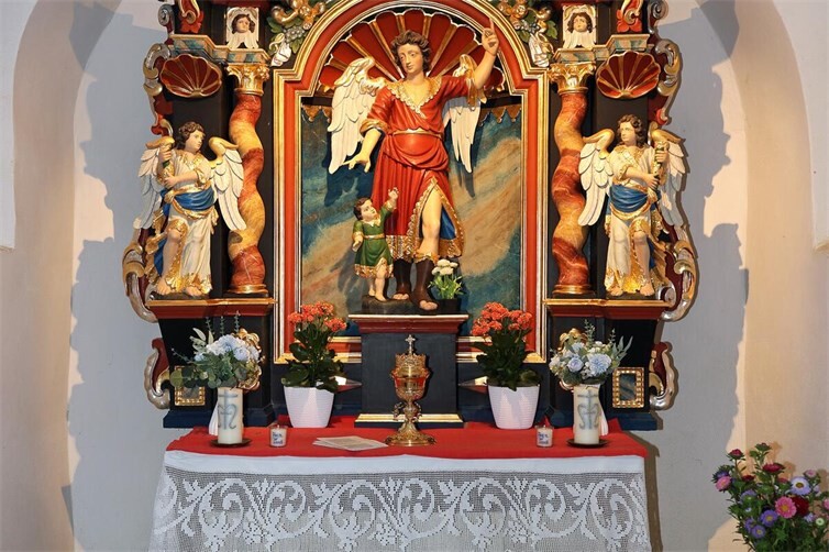Der Altar in der Schutzengelkapelle