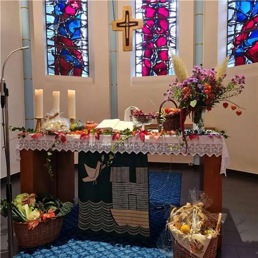 Der Altar war festlich geschmückt.Foto: privat