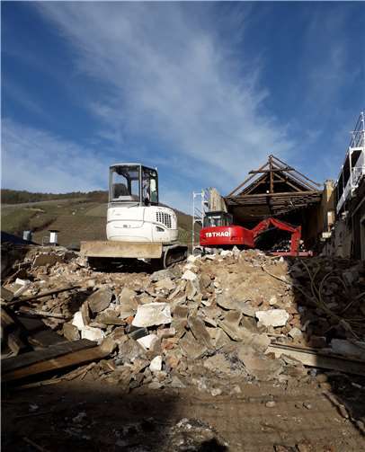 Der „Alte Weinbau“ in Ahrweiler wurde jetzt abgerissen.Foto: WITE