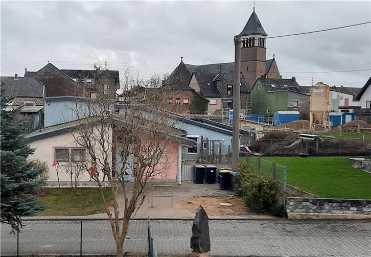 Der Anbau am Niederlützinger Kindergarten macht Fortschritte.