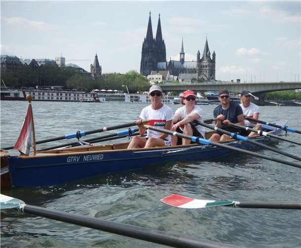Der Anblick des Kölner Doms ist doch jedes Jahr aufs Neue ein Höhepunkt der Tour und lässt die Motivation für die Weiterfahrt nochmals ansteigen.Foto: privat