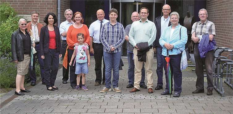 Der Arbeitskreis Wirtschaft und Energie der CDU Rhein-Sieg informiert an der Wahnbachtalsperre über das Trinkwasser im Rhein-Sieg-Kreis.privat