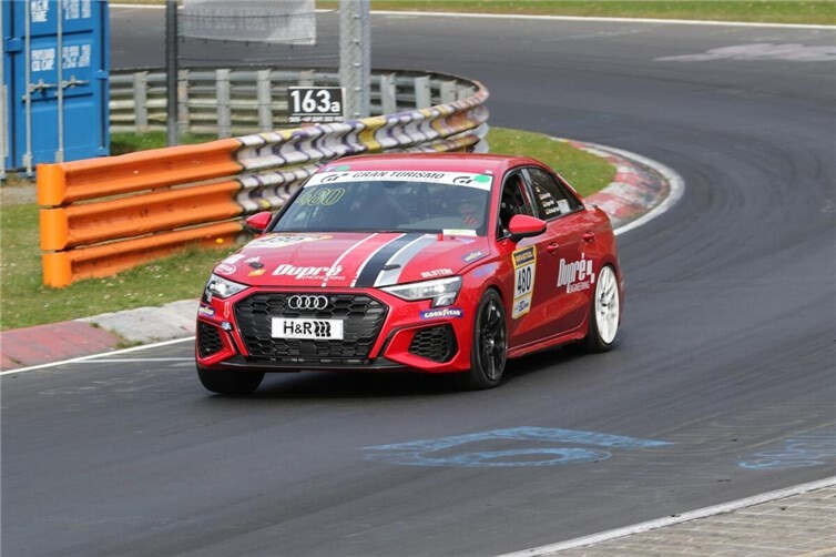 Der Audi S3 von Dupré-Motorsport auf dem Weg zum Klassensieg.