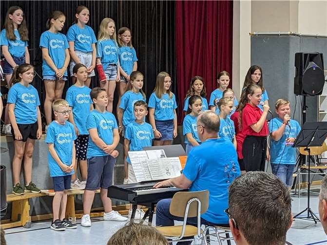 Der Auftritt des Chores.  Foto: Gymnasium Calvarienberg Ahrweiler