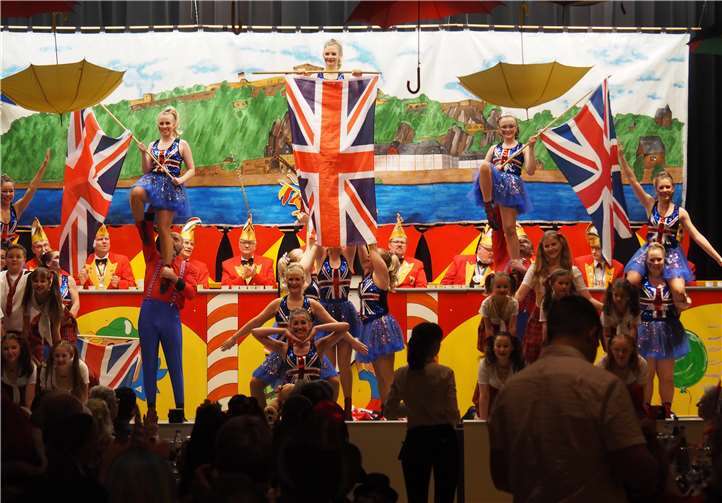 Der Auftritt des HCV unter dem Motto „very british“. Fotos: HH